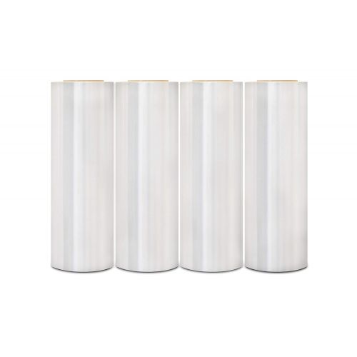  PackagingSuppliesByMail 15 x 1500 x 80 Gauge Cast Hand Stretch Wrap Plastic Shrink Film 3” Core - 20 Rolls = 5 Cases