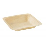 PacknWood Square Wooden Plate, 5.5 x 5.5 (Case of 250)