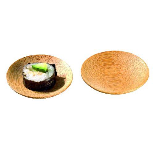 핑 “Ping Bamboo Mini Round Dish (Case of 24), PacknWood - Biodegradable Eco-Friendly Wood Small Plate Pack (0.5 oz, 2.3) PK209BBPING