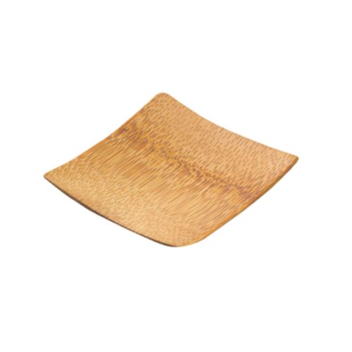  “Krabi Bamboo Mini Square Dish (Case of 144), PacknWood - Biodegradable Wood Small Plates (2.4 x 2.4) 209BBKRABI