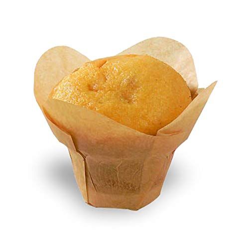  Lotus Golden Brown Silicone Baking Cup Liner (Case of 1000), PacknWood - Gold/Brown Parchment Paper Cupcake Liners (1 oz, 1.9 x 1.1) 209CPSL1M: Kitchen & Dining