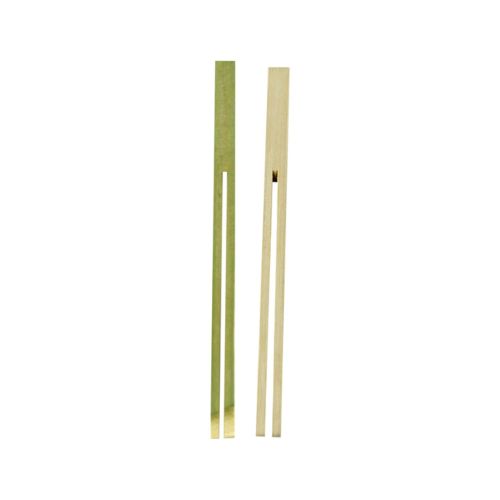  PacknWood Dual Prong Bamboo Double-Pick Skewer, 5.5 Length (Case of 2000)