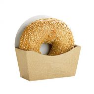 Kraft Brown To-Go Bagel Box (Case of 1000), PacknWood - Take Out Container for Bagel Storage (4.7 x 1.7 x 4.7) 210CBAGL