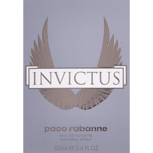  Paco Rabanne Invictus For Men Edt Spray 3.4 Oz