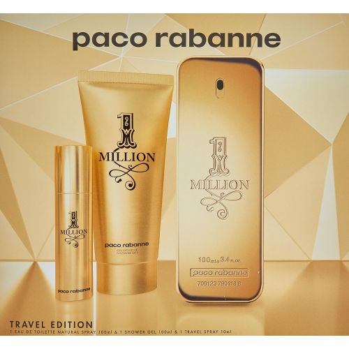  Paco Rabanne One Million Men 3 Piece Set