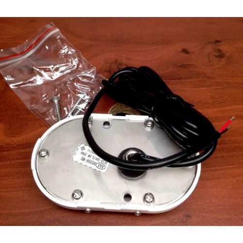  Pactrade Marine SUPER BRIGHT POLYMER OVAL MARINE WHITE UNDERWATER LIGHT BOAT 3 LED 6W FISHING
