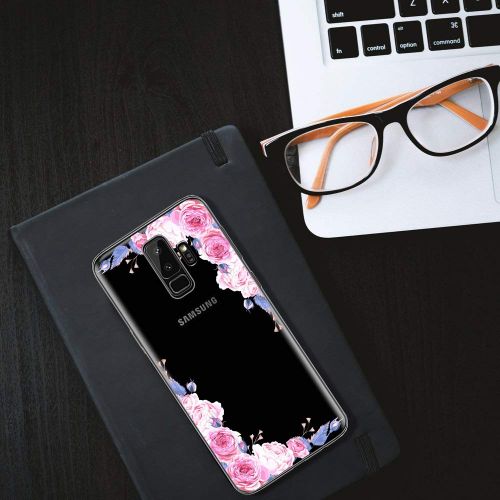  Case compatible Samsung Galaxy S9, Pacyer Flamingo Shockproof Animal TPU Silicone Cover for Galaxy S9 Plus