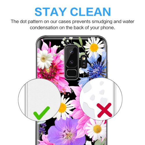  Case compatible Samsung Galaxy S9, Pacyer Flamingo Shockproof Animal TPU Silicone Cover for Galaxy S9 Plus