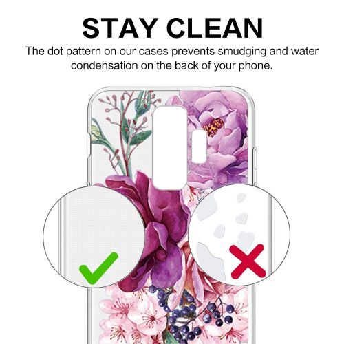  Case compatible Samsung Galaxy S9, Pacyer Flamingo Shockproof Animal TPU Silicone Cover for Galaxy S9 Plus