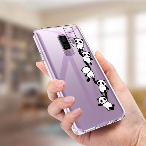  Case compatible Samsung Galaxy S9, Pacyer Flamingo Shockproof Animal TPU Silicone Cover for Galaxy S9 Plus