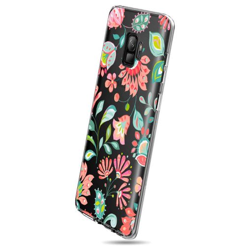  Case compatible Samsung Galaxy S9, Pacyer Flamingo Shockproof Animal TPU Silicone Cover for Galaxy S9 Plus