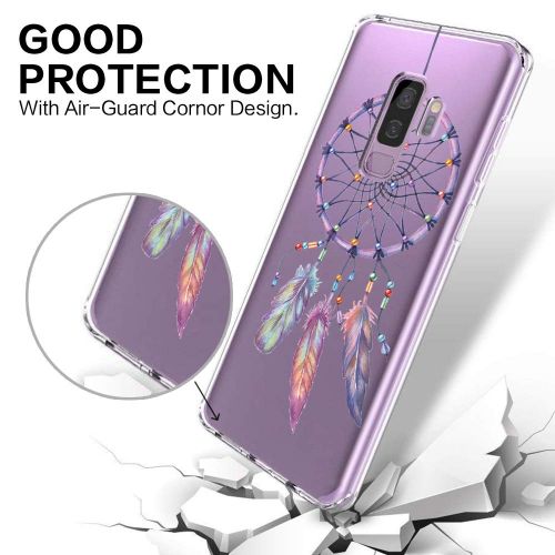  Case compatible Samsung Galaxy S9, Pacyer Flamingo Shockproof Animal TPU Silicone Cover for Galaxy S9 Plus