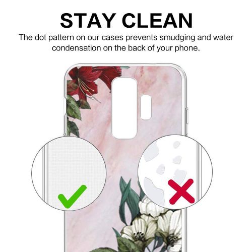  Case compatible Samsung Galaxy S9, Pacyer Flamingo Shockproof Animal TPU Silicone Cover for Galaxy S9 Plus