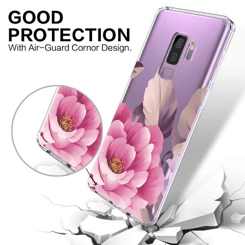  Case compatible Samsung Galaxy S9, Pacyer Flamingo Shockproof Animal TPU Silicone Cover for Galaxy S9 Plus