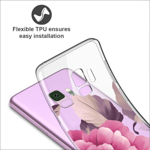  Case compatible Samsung Galaxy S9, Pacyer Flamingo Shockproof Animal TPU Silicone Cover for Galaxy S9 Plus