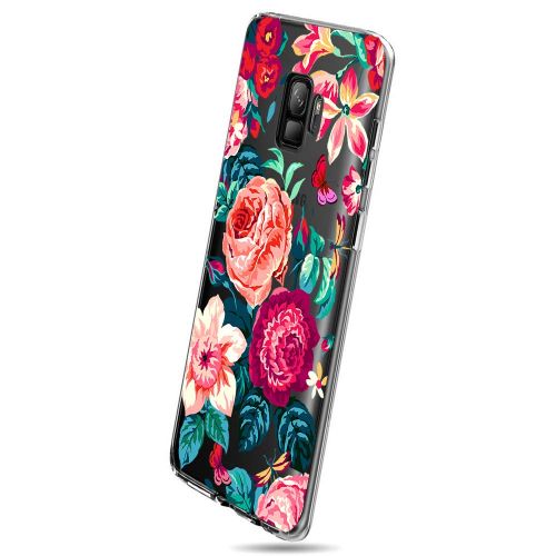  Case compatible Samsung Galaxy S9, Pacyer Flamingo Shockproof Animal TPU Silicone Cover for Galaxy S9 Plus