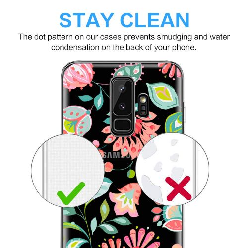  Case compatible Samsung Galaxy S9, Pacyer Flamingo Shockproof Animal TPU Silicone Cover for Galaxy S9 Plus