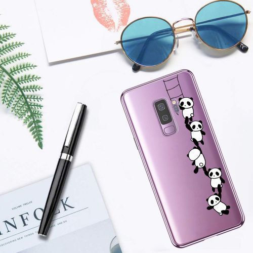  Case compatible Samsung Galaxy S9, Pacyer Flamingo Shockproof Animal TPU Silicone Cover for Galaxy S9 Plus