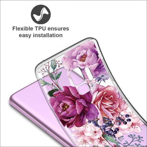  Case compatible Samsung Galaxy S9, Pacyer Flamingo Shockproof Animal TPU Silicone Cover for Galaxy S9 Plus