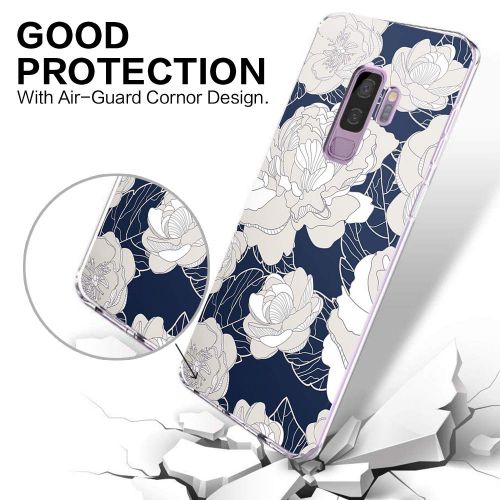  Case compatible Samsung Galaxy S9, Pacyer Flamingo Shockproof Animal TPU Silicone Cover for Galaxy S9 Plus