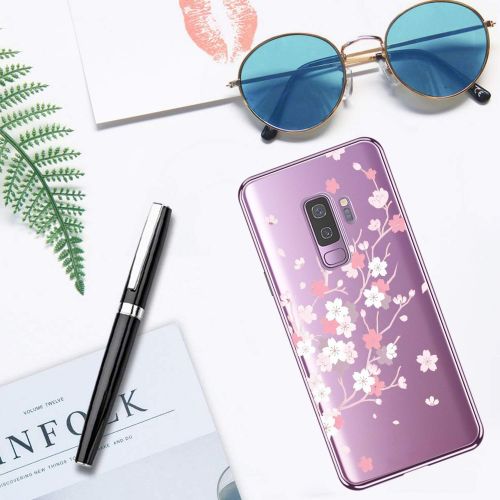  Case compatible Samsung Galaxy S9, Pacyer Flamingo Shockproof Animal TPU Silicone Cover for Galaxy S9 Plus