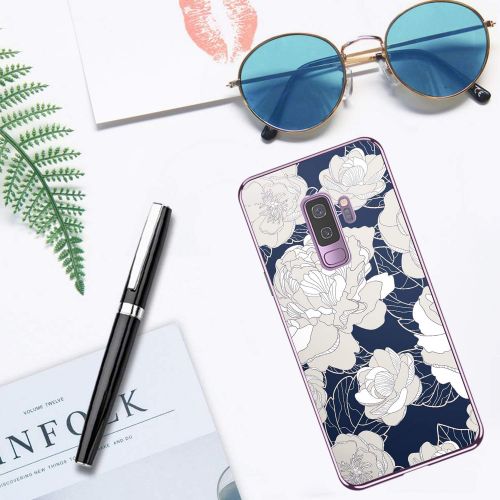  Case compatible Samsung Galaxy S9, Pacyer Flamingo Shockproof Animal TPU Silicone Cover for Galaxy S9 Plus