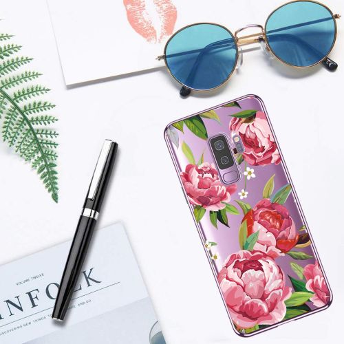  Case compatible Samsung Galaxy S9, Pacyer Flamingo Shockproof Animal TPU Silicone Cover for Galaxy S9 Plus