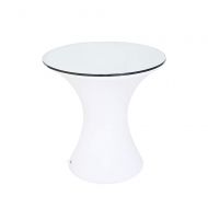 Paddia LED Cube Stool Chair Seat Table Floor Lamp Adjustable RGB Colour Rechargeable Battery Remote Control Mood Light Remote Cordless Changing Furniture for Garden Party (Color :