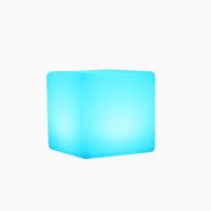 Paddia Rechargeable Colour Changing Led Mood Light Cube With Remote Control Adjustable RGB Brightness Lamp Waterproof Home Bedroom Seat Side For Birthday Decoration Lighting Chair