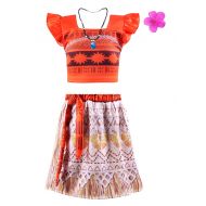 Padete Princess Moan Adventure Costume Two-Piece Girl Party Dress
