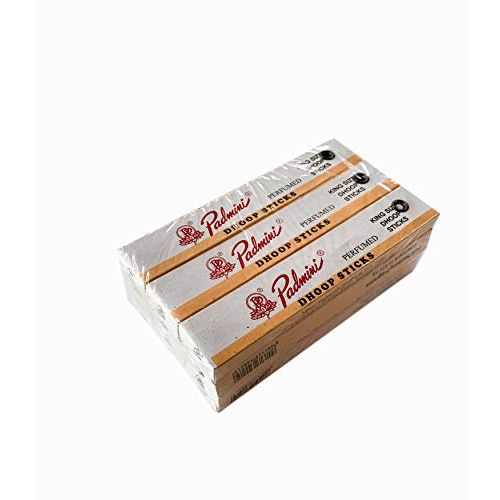  인센스스틱 Padmini Dhoop Sticks - 12 Boxes of 10 Sticks Each - 5 King