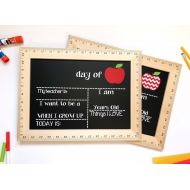 PageBrookMarket First Day of School Sign, First Day of School Chalkboard, Reusable First Day of School Sign, First Day Chalkboard, First Day of Preschool