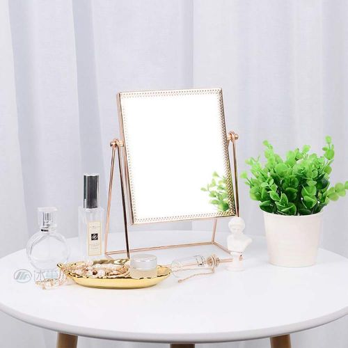  Pahdecor Vanity Classy Makeup Mirror Cute,Golden Vintage Decorative Makeup Mirror Beautiful with...