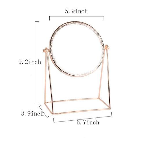  Pahdecor Vanity Classy Makeup Mirror Cute,Golden Vintage Decorative Makeup Mirror Beautiful with...