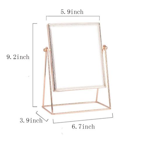  Pahdecor Vanity Classy Makeup Mirror Cute,Golden Vintage Decorative Makeup Mirror Beautiful with...