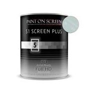 /Paint on Screen Projector Screen Paint (S1 Screen Paint Silver) - Home & Professional Use - Up to 240