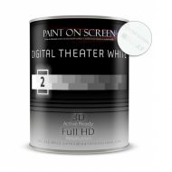 Paint on Screen Paint On Screen Projector Screen Paint (G002 Digital Theater White - Gallon)