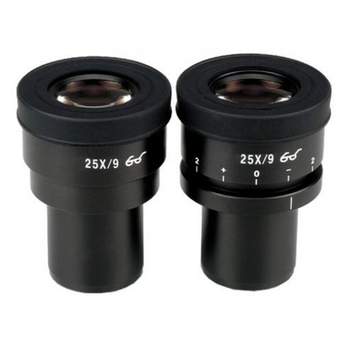  Pair of Focusable Extreme Widefield 25x Eyepieces (30mm) by AmScope