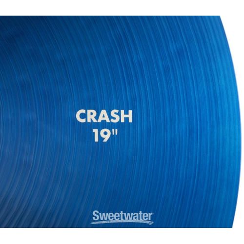  Paiste 19 inch Color Sound 900 Blue Crash Cymbal