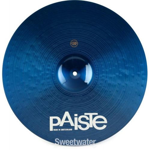  Paiste 18 inch Color Sound 900 Blue Crash Cymbal