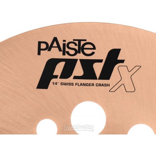  Paiste 14 inch PST X Swiss Flanger Crash Cymbal