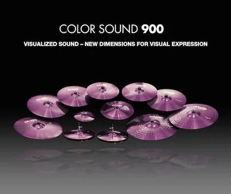  Paiste 16 inch Color Sound 900 Purple Crash Cymbal