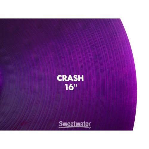  Paiste 16 inch Color Sound 900 Purple Crash Cymbal