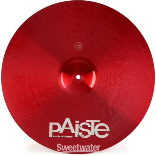  Paiste 18 inch Color Sound 900 Red Crash Cymbal