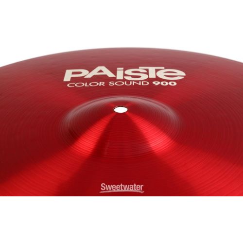 Paiste 18 inch Color Sound 900 Red Crash Cymbal