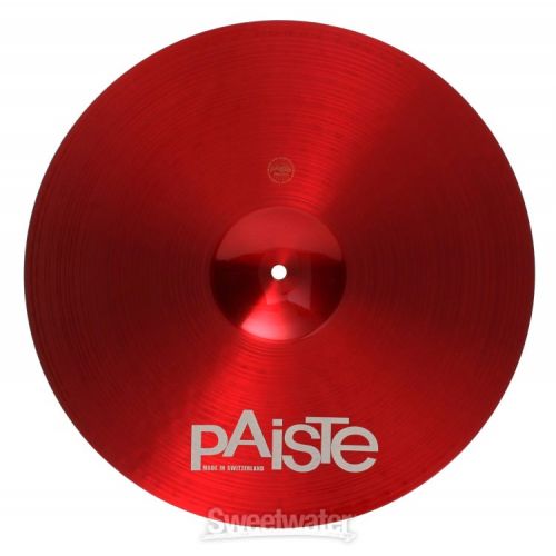  Paiste 17 inch Color Sound 900 Red Heavy Crash Cymbal