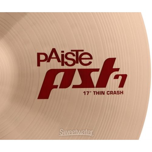  Paiste 17 inch PST 7 Thin Crash Cymbal