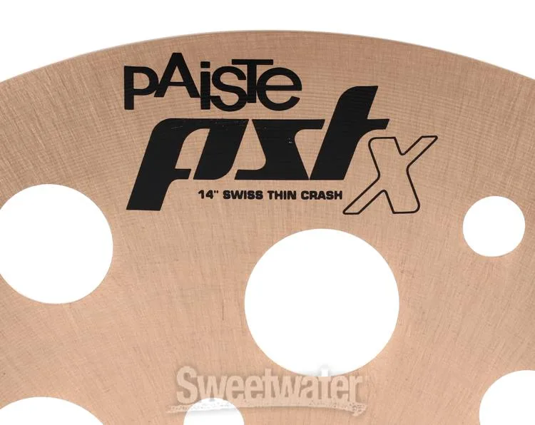  Paiste 14-inch PST X Swiss Thin Crash Cymbal