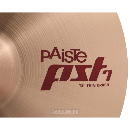  Paiste 18 inch PST 7 Thin Crash Cymbal