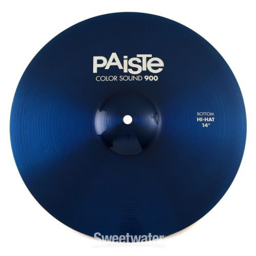  Paiste 14 inch Color Sound 900 Blue Hi-hat Cymbals